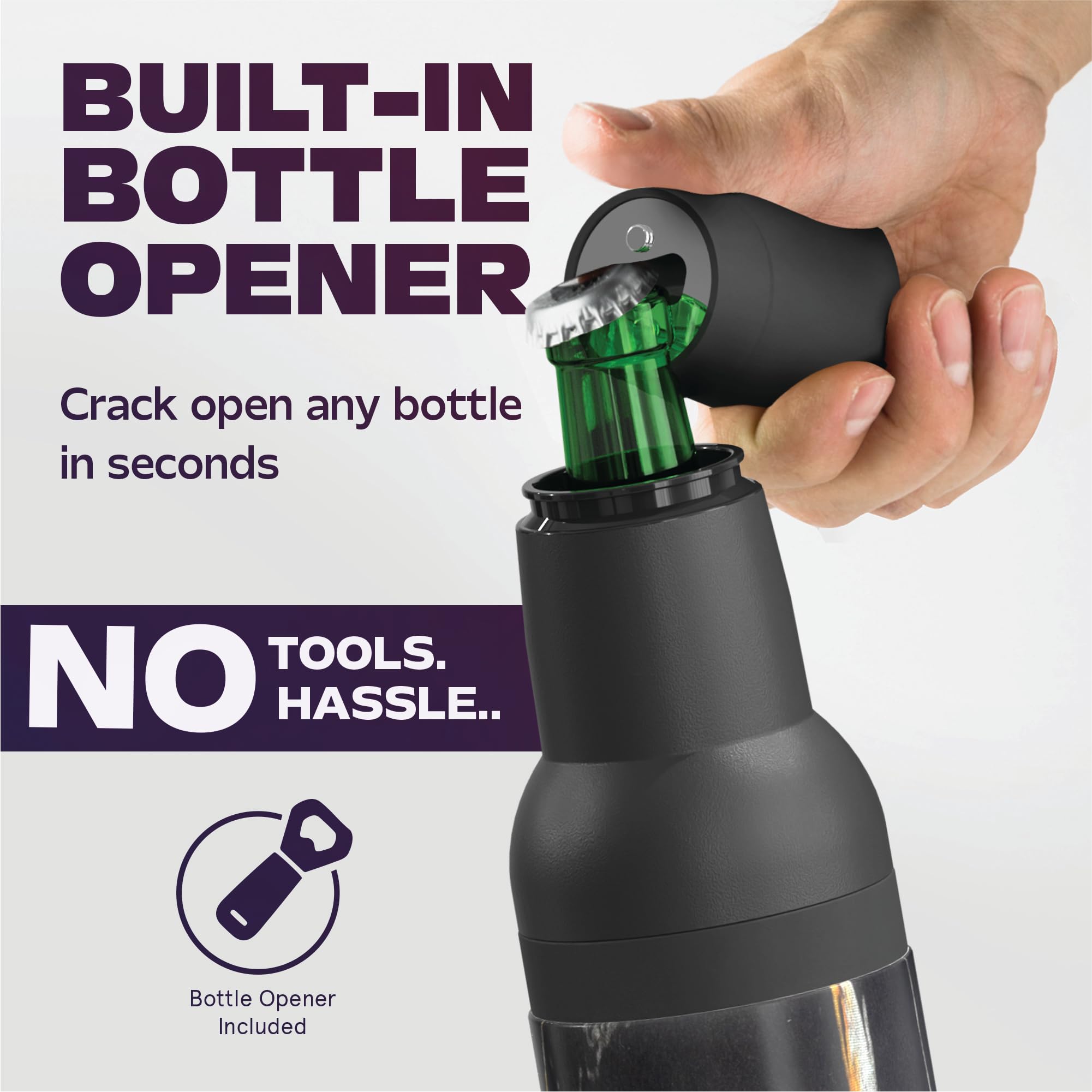 Asobu Frosty Beer Holder is durable and sweat-proof for outdoor use.