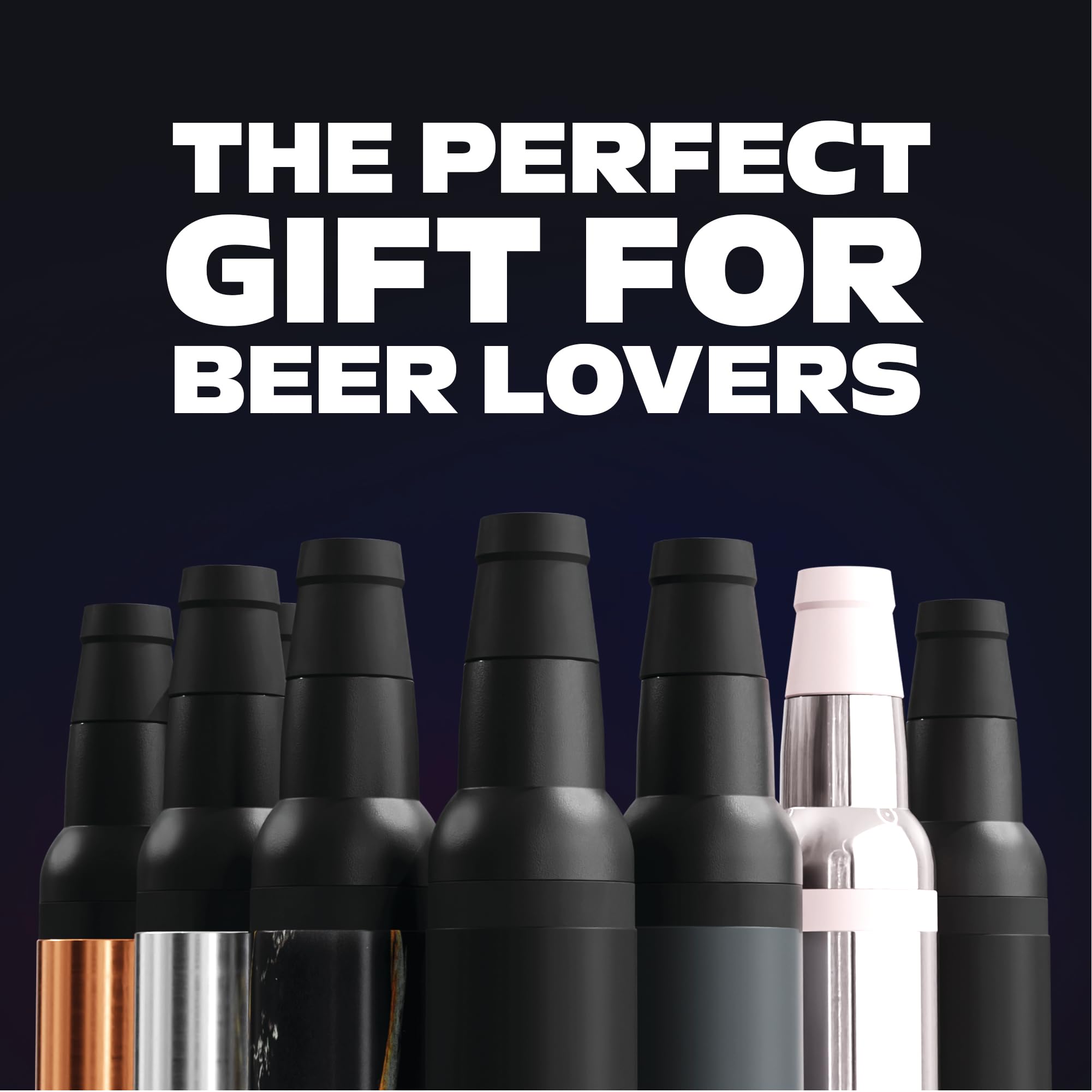 Asobu Frosty Beer Holder 2 Go gift idea for beer lovers.