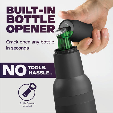 Asobu Frosty Beer Holder built in opener adds convenience for picnics