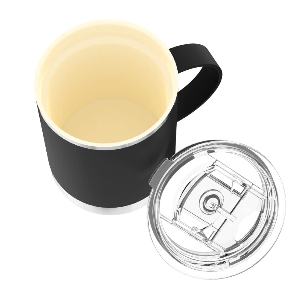 asobu Ultimate Ceramic Travel Mug handle close-up highlights ergonomic grip