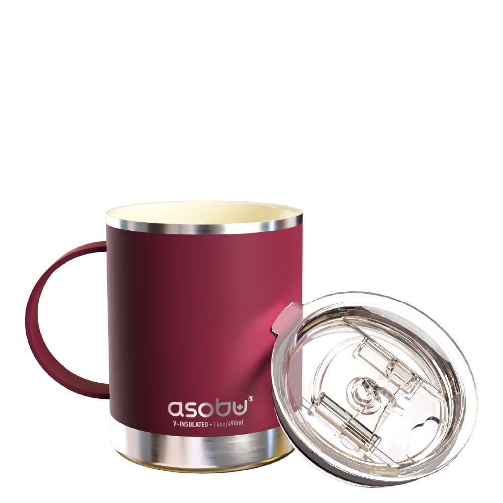 Asobu Ultimate Ceramic Travel Mug with ceramic-lined interior for pure taste on the go.