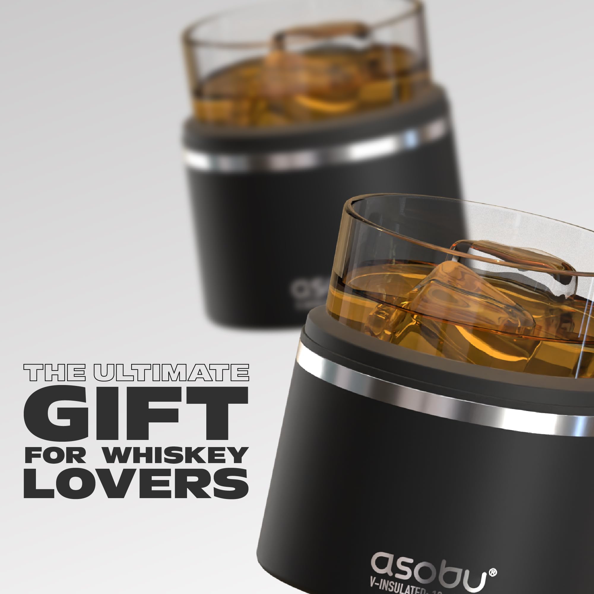 Asobu whiskey glass outdoor use scene suggests poolside durability
