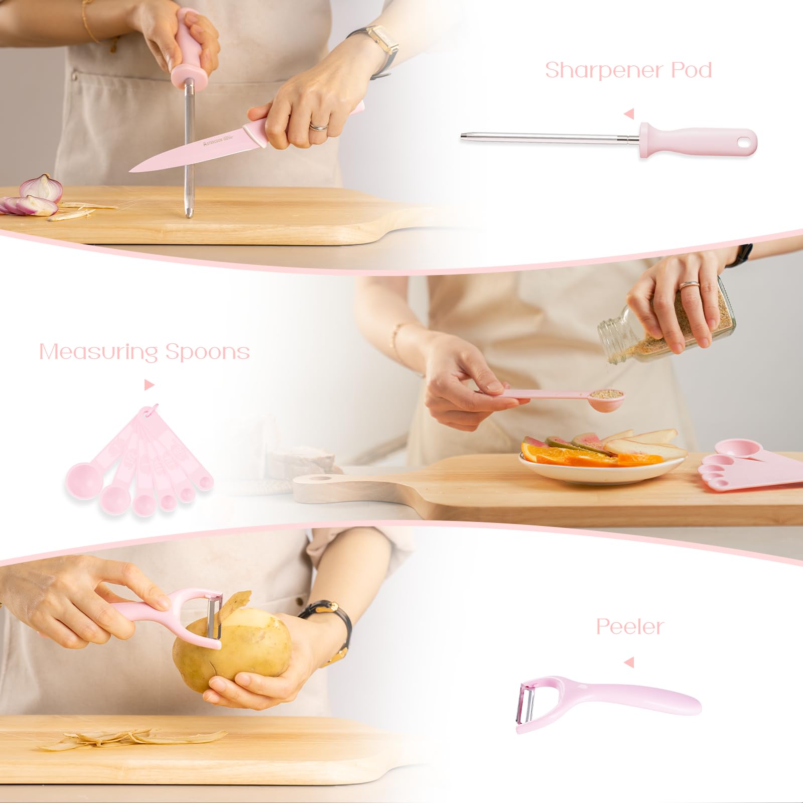 Astercook 22-piece collection covers everyday chopping tasks