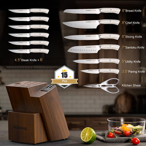 Astercook 3.5-inch paring knife for peeling and trimming