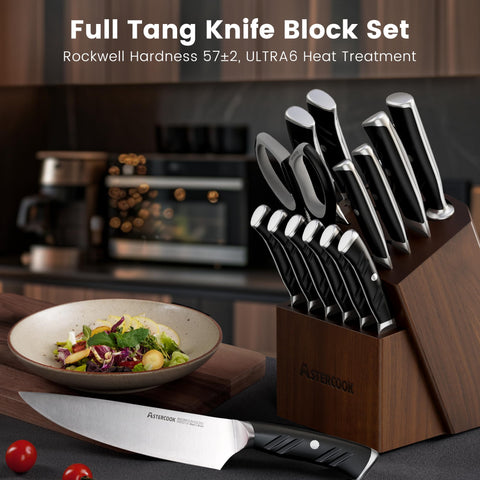 Astercook 5 inch utility knife handles daily prep tasks with control
