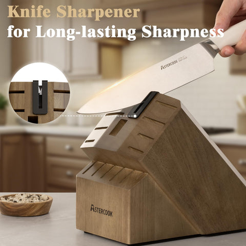 Astercook 7in santoku knife ideal for mincing and dicing