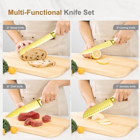 Astercook 8-inch chef knife ready for precise slicing