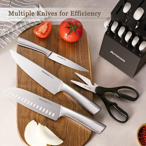 Astercook 8-inch serrated bread knife for crusty loaves