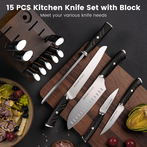 Astercook 8 inch slicing knife delivers clean, long cuts