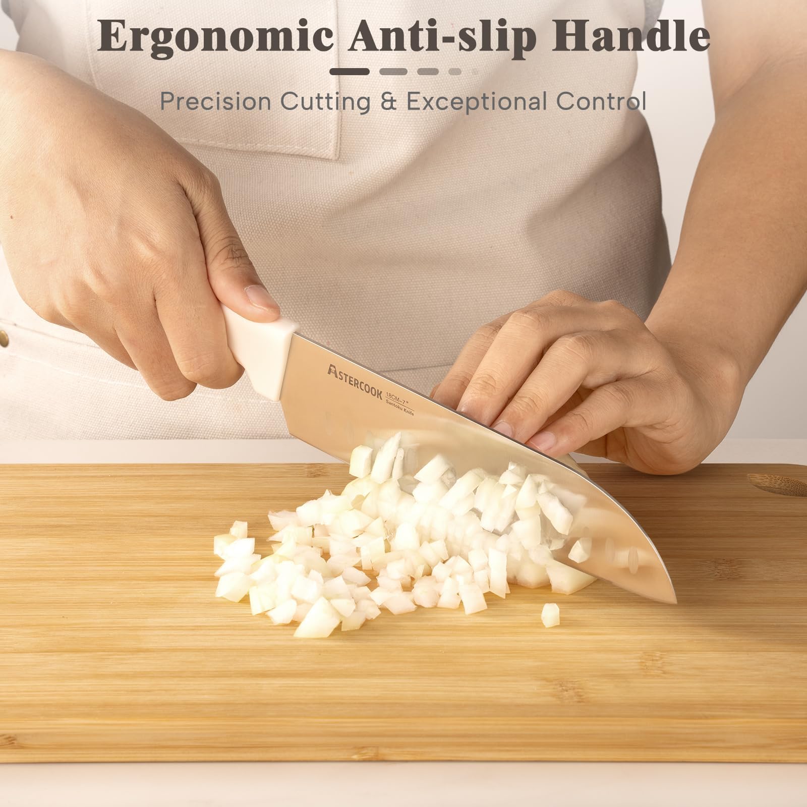 Astercook 6-inch boning knife ideal for careful meat prep