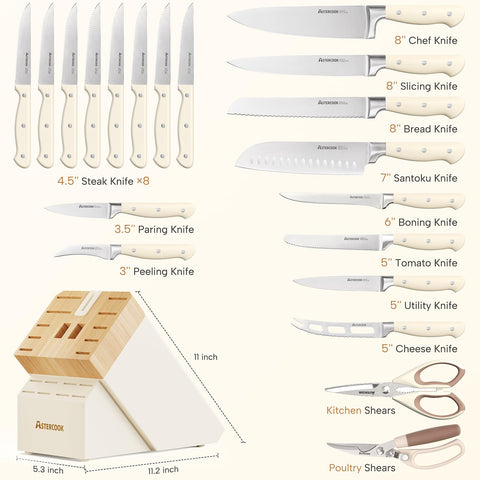 Astercook bread knife with serrated edge cuts crusts cleanly