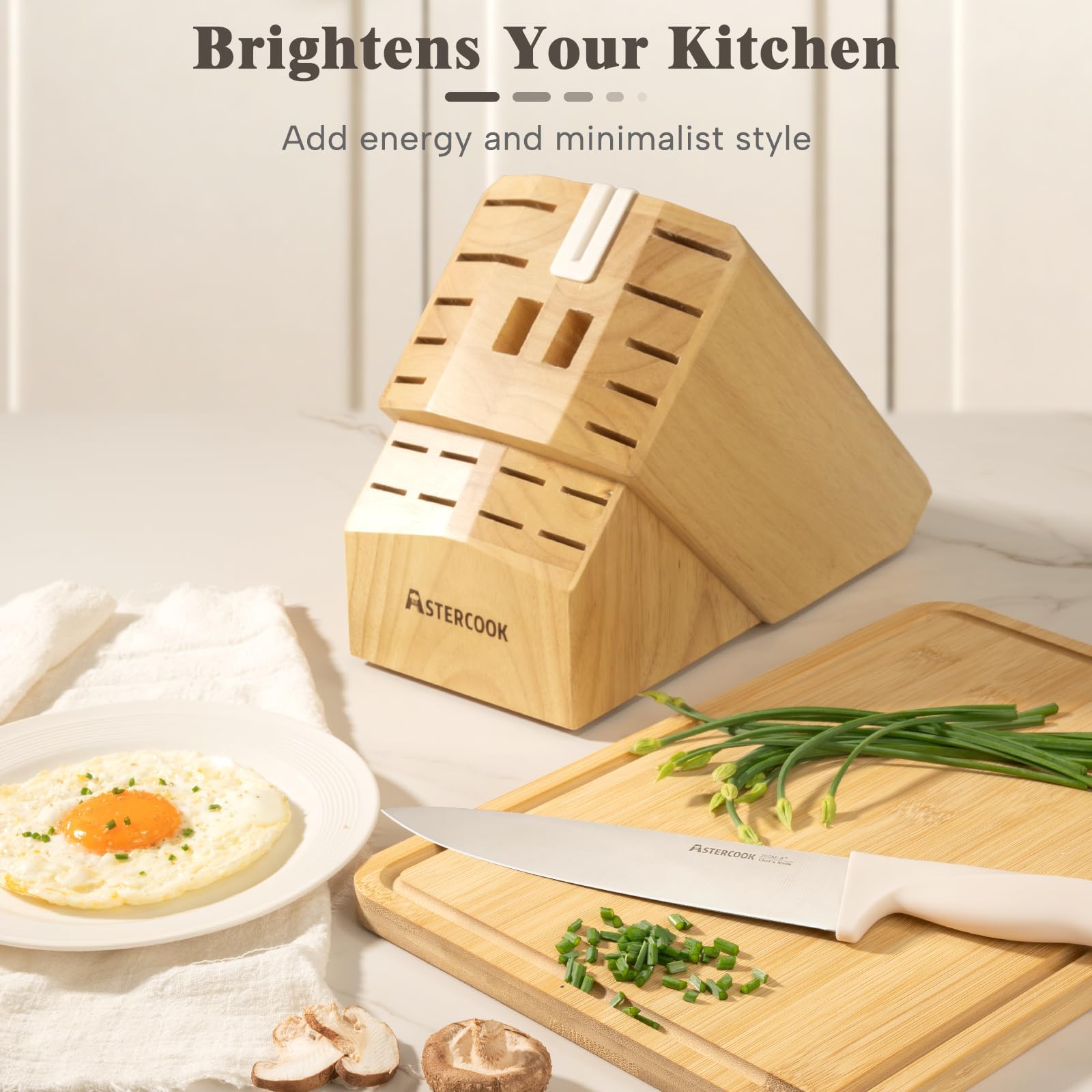 Astercook 8-inch chef knife ready for versatile chopping tasks