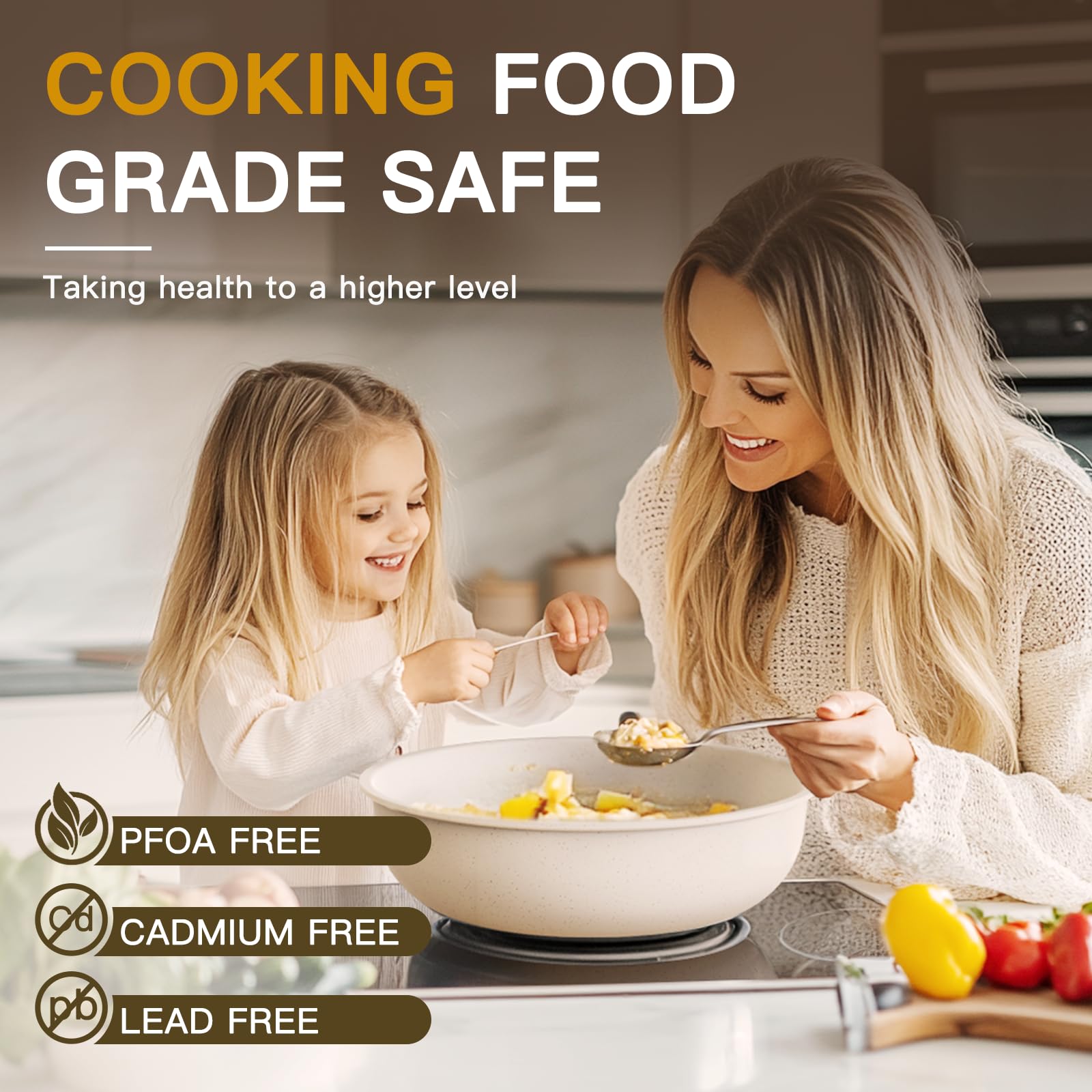 Astercook durable aluminum construction tested for long-lasting use.