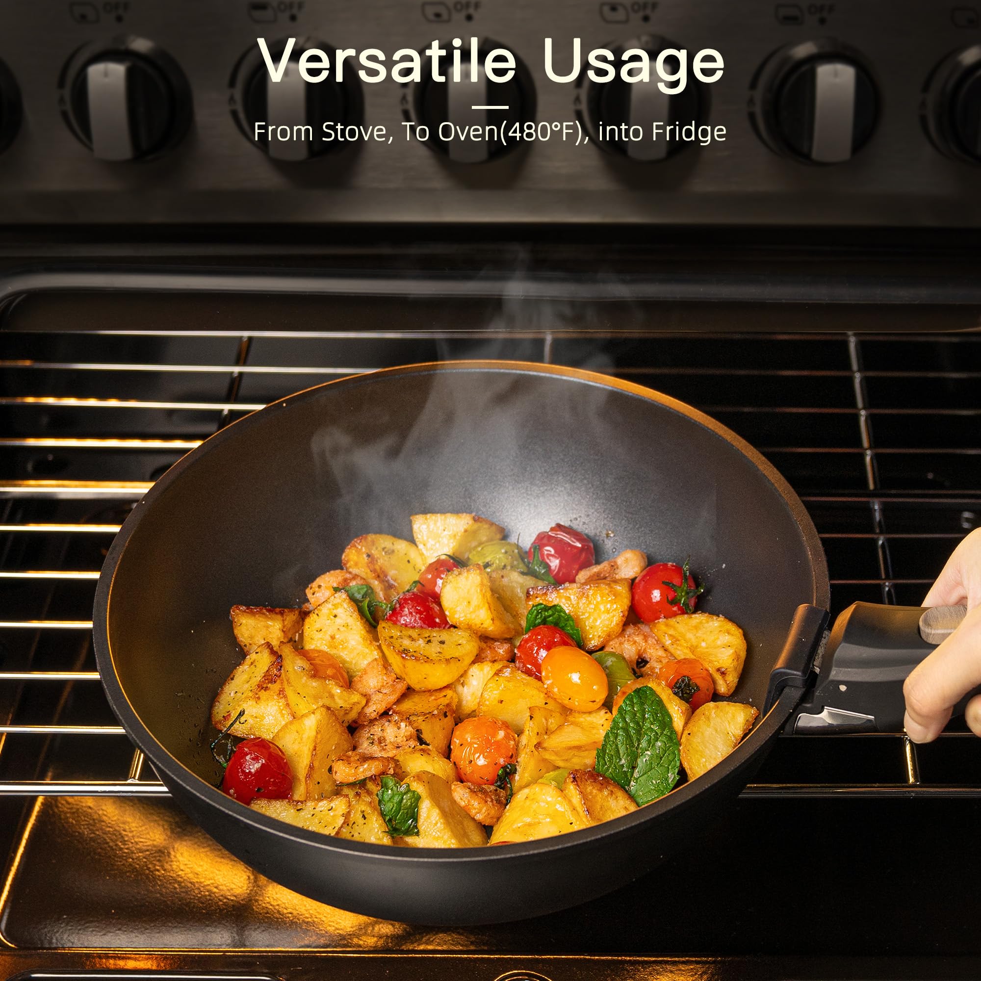 Astercook durable aluminum construction built for daily use and longevity.