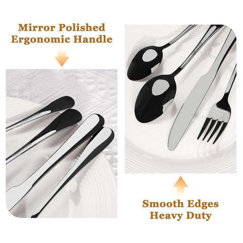 Astercook ergonomic handle design provides comfortable grip during dining.