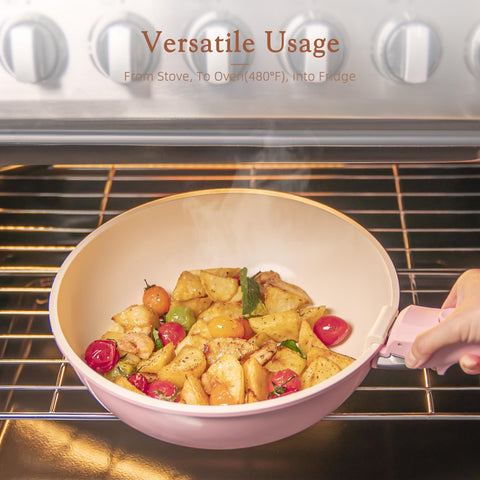 Astercook induction-ready pots and pans suitable for electric and gas stoves.