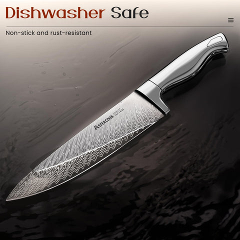 Astercook kitchen shears complete the set for snipping.