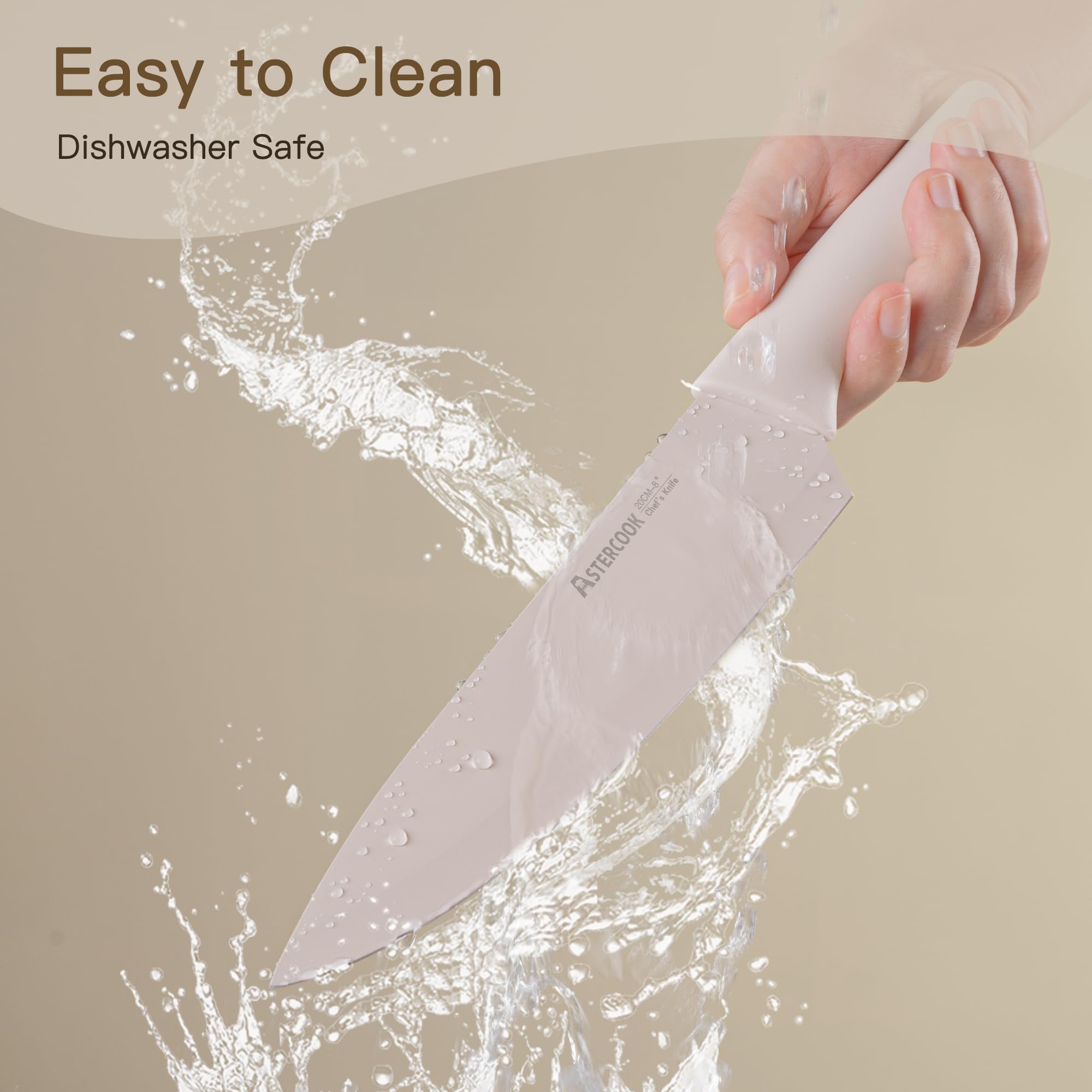 Astercook 3.5-inch Paring Knife for peeling and detail work