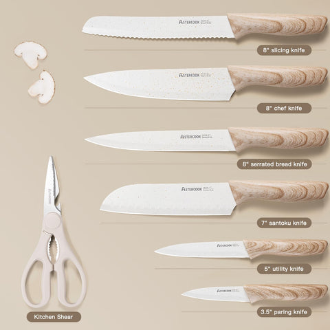 Astercook 5-inch utility knife for versatile kitchen tasks