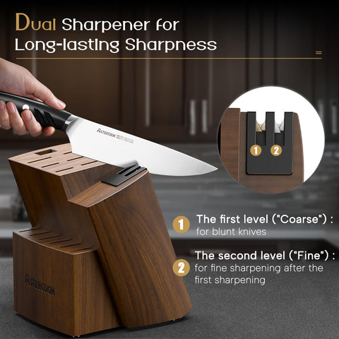 Astercook 8-inch chef knife delivers sharp, versatile slicing for weeknight meals.