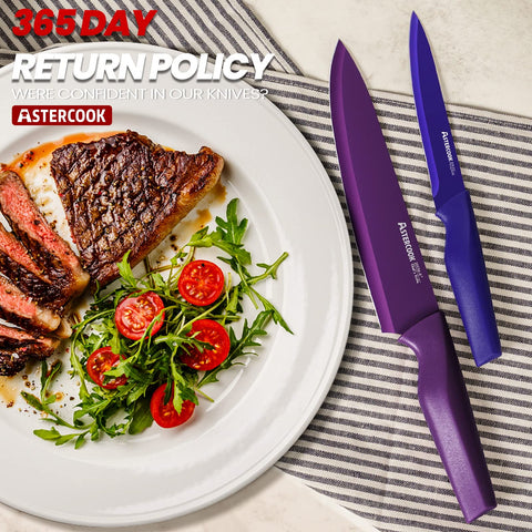 Astercook knife set in a gift-ready packaging for beginners or pros.