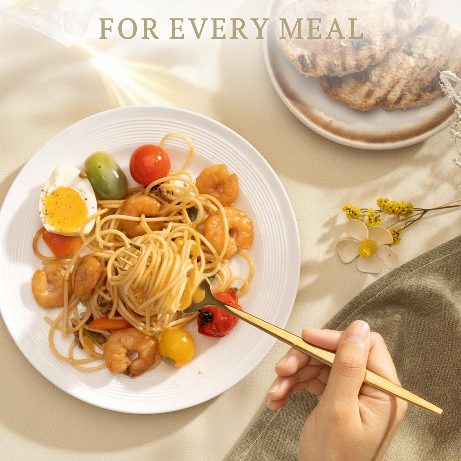 Astercook ready-for-dinner-party look adds modern style to any table.
