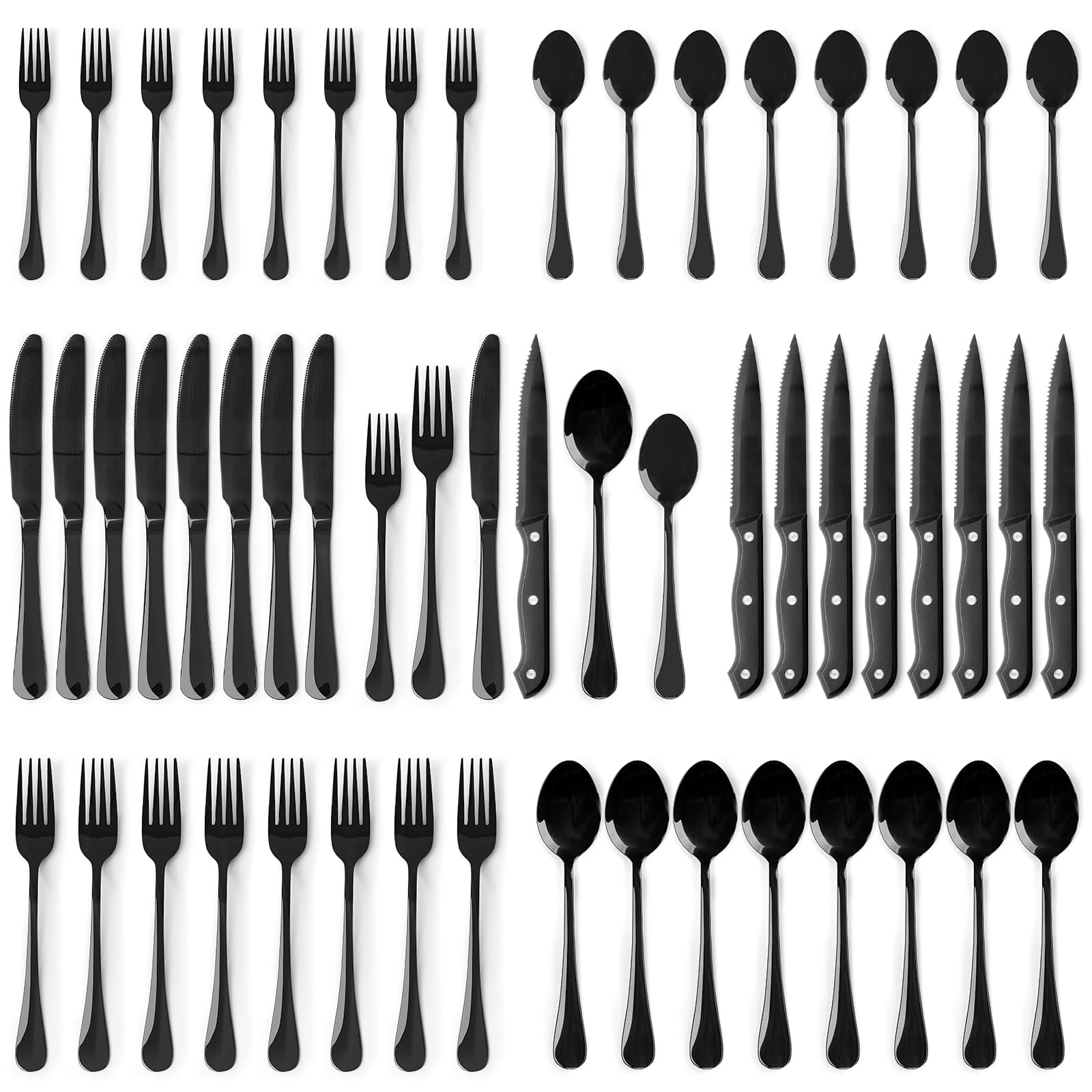 Astercook silverware set with mirror-polished finish for elegant dining.