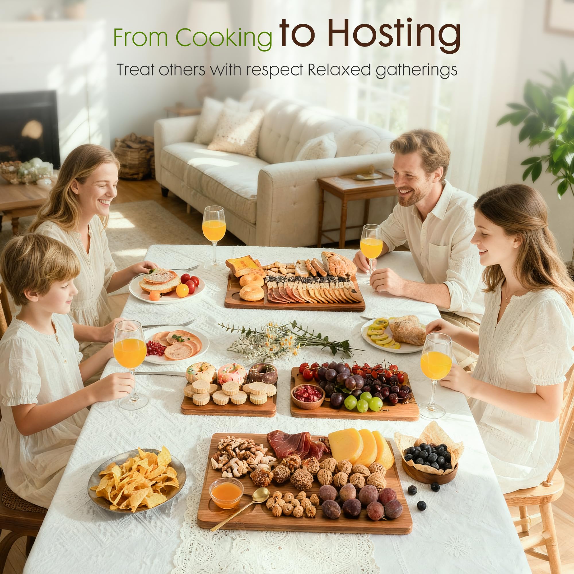 Astercook wood storage stand keeps boards dry and accessible