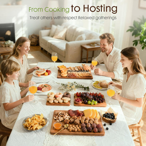 Astercook wood storage stand keeps boards dry and accessible