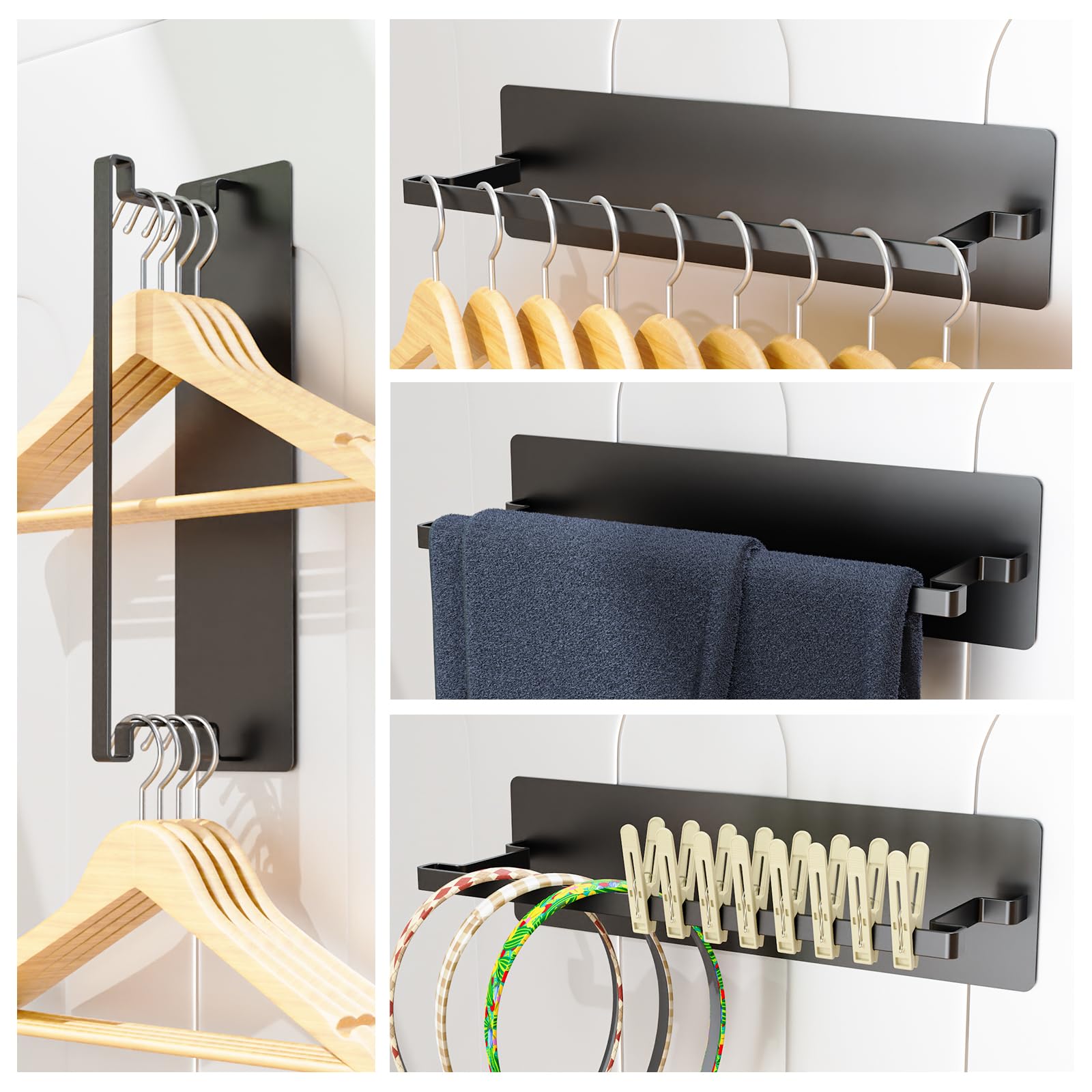 Aston Elder hanger organizer stacker keeps items neatly stacked and within reach.
