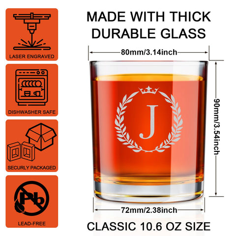 Astonlink laser-engraved close-up glass highlights permanent design that won't fade.