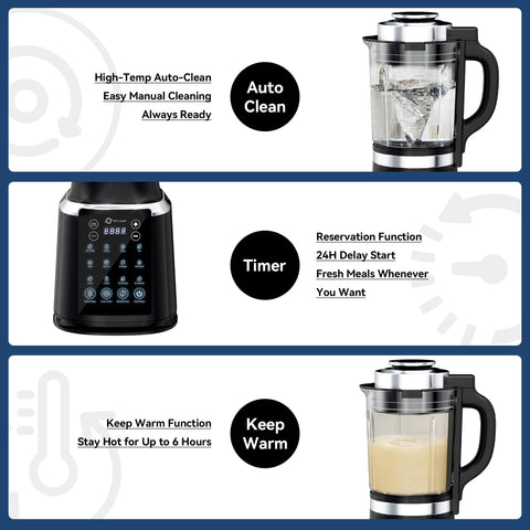 Astralship 14 presets simplify soups, smoothies, and nut milks.