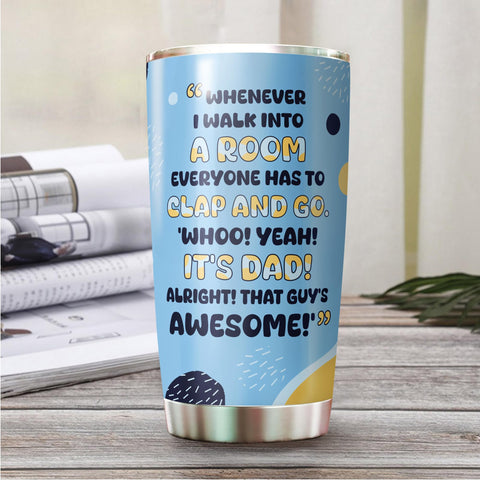 AstralWardrobe It s Dad tumbler in gift-ready packaging for gifting.