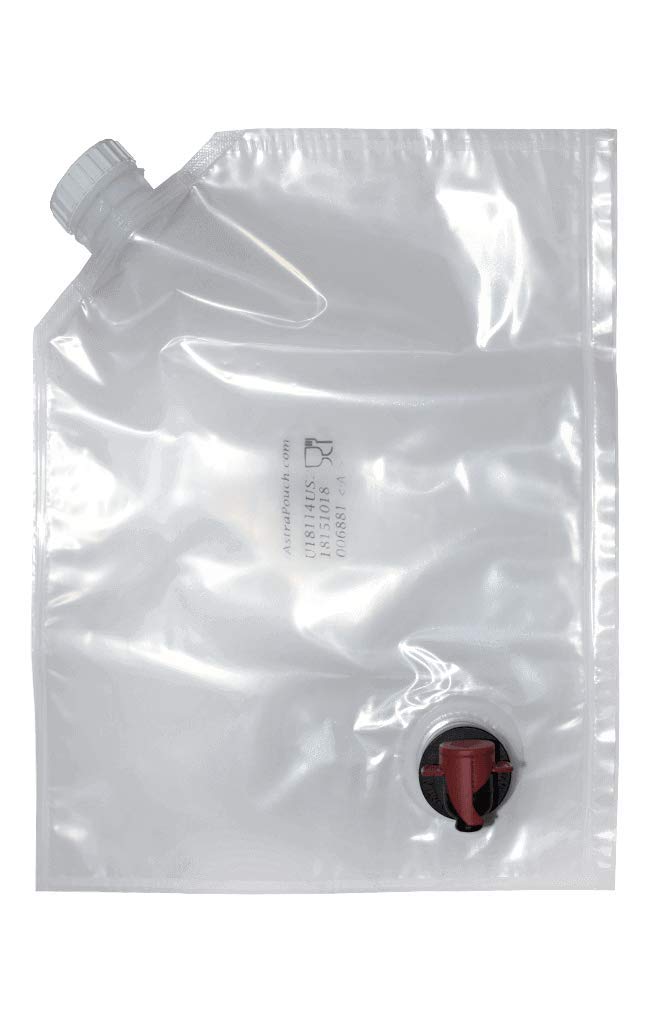 ASTRAPOUCH 3L wine purse top-cap fill bag for easy, spill-free refilling