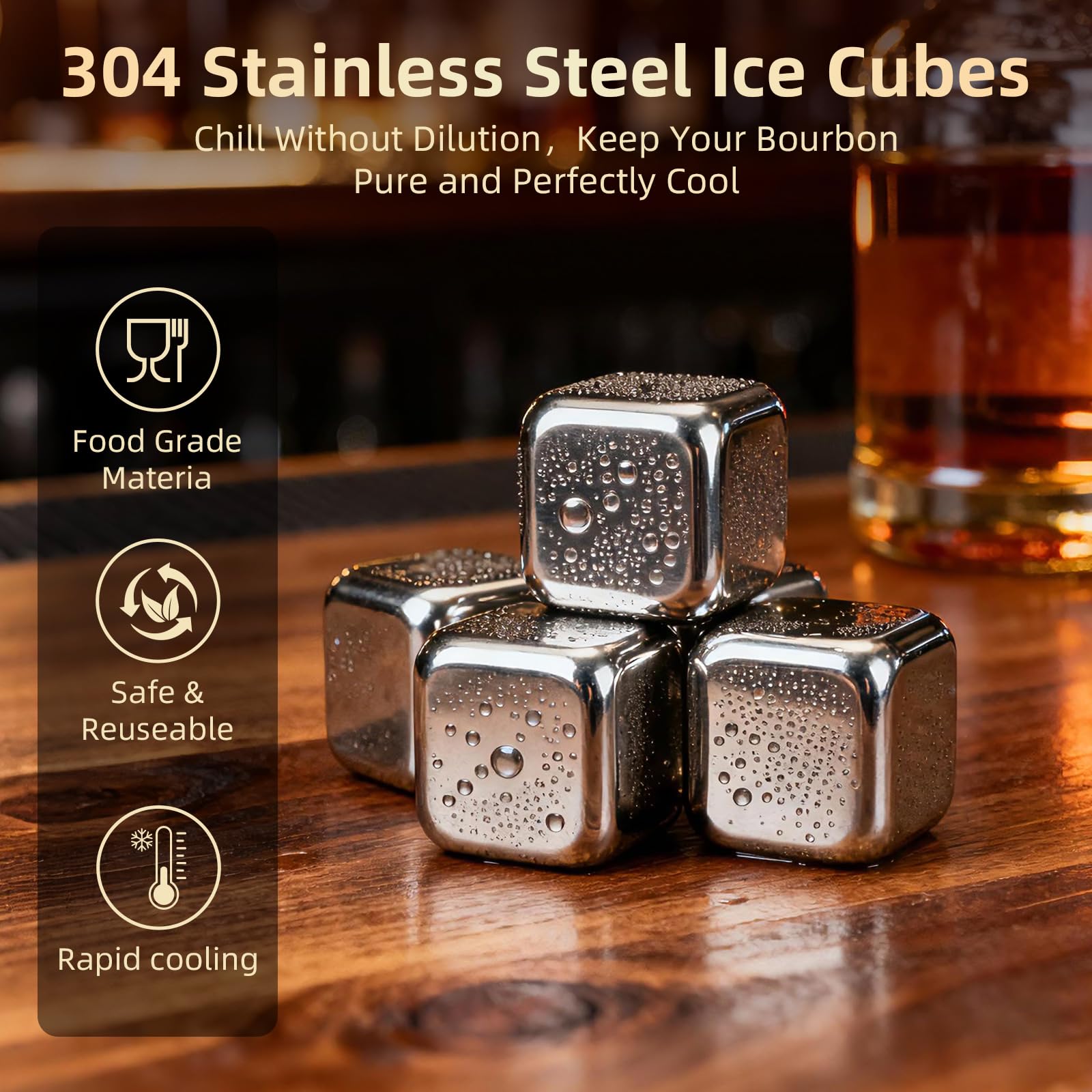 Astratos leather coasters featured with the set on a stylish home bar.