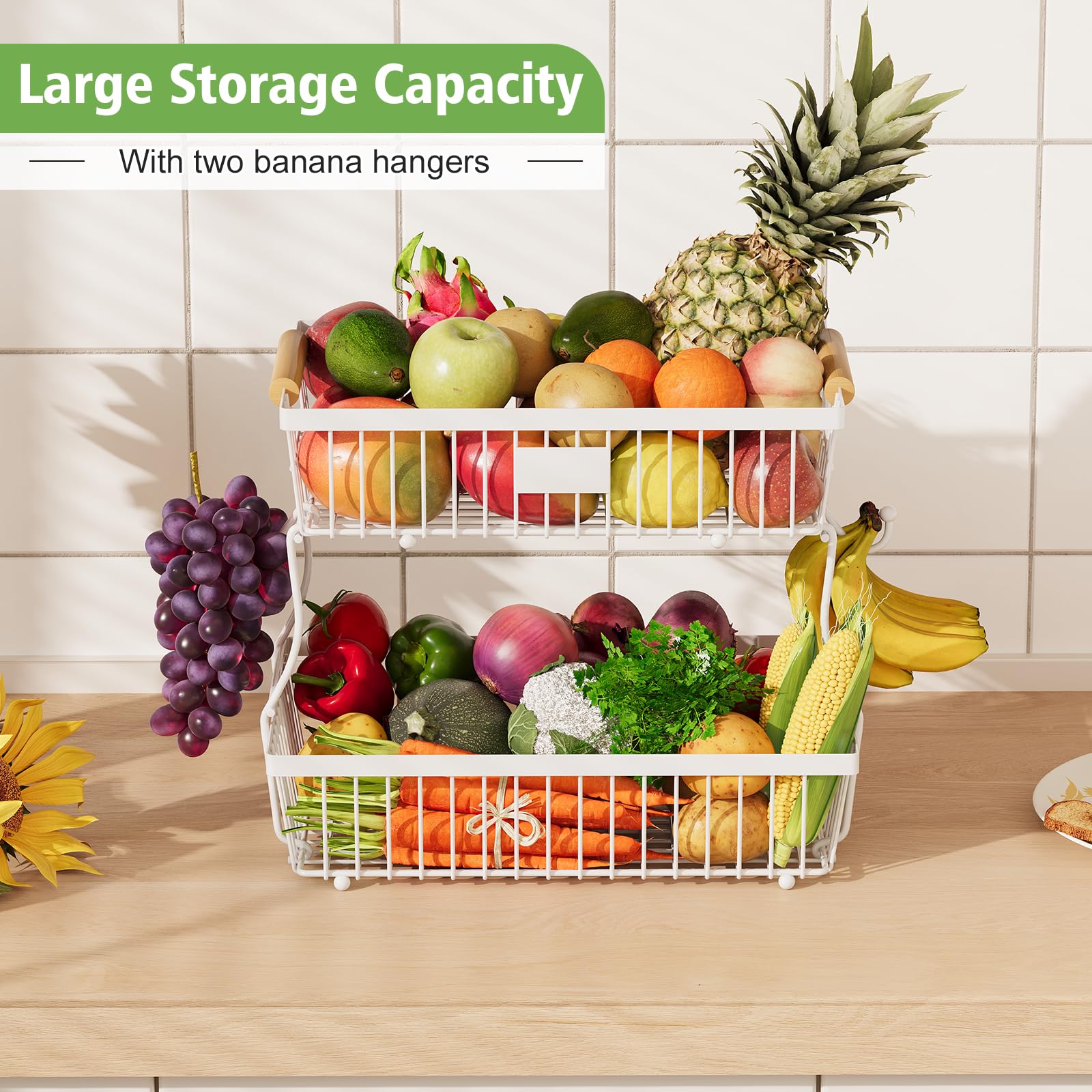 Astrorhine Banana hangers provide convenient spots for ripe bananas.