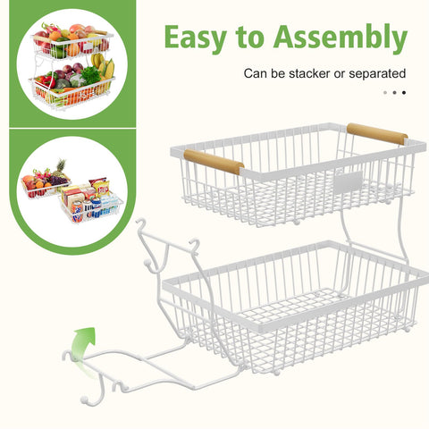 Astrorhine Ventilated fruit basket promotes airflow around produce.