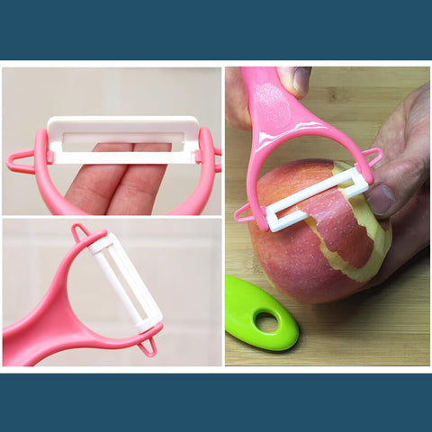Astylway ceramic knives slicing vegetables cleanly with minimal effort