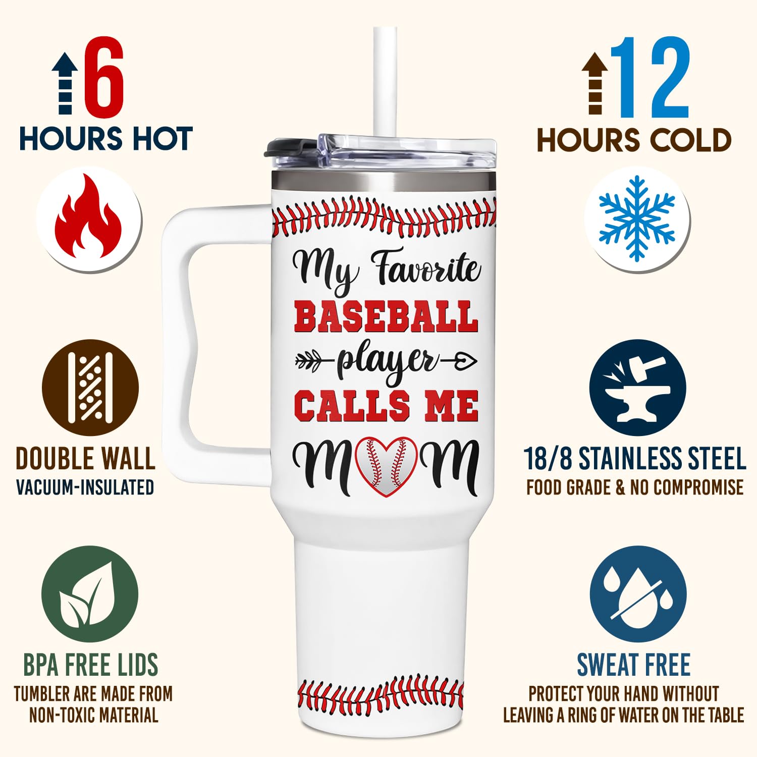 AT2Z GLOBAL insulated stainless steel tumbler keeps drinks fresh for practices and commutes.