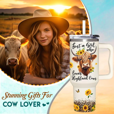 AT2Z GLOBAL Cowgirl gifts 40oz tumbler perfect for birthdays and farm life.
