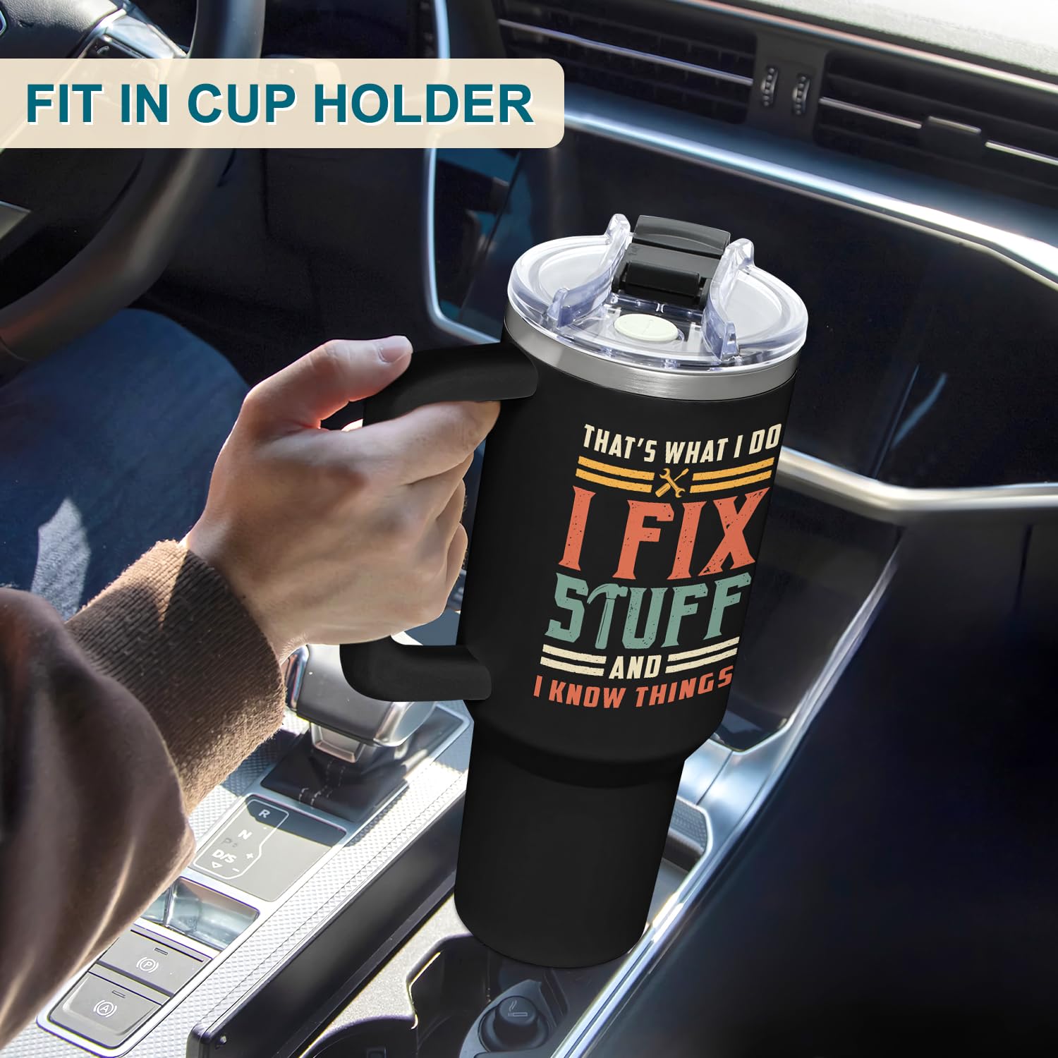 AT2Z GLOBAL double-wall insulated tumbler preserves temperature for hours.