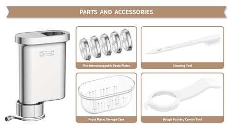 Atbod bucatini disc creates hollow tubes with even thickness.