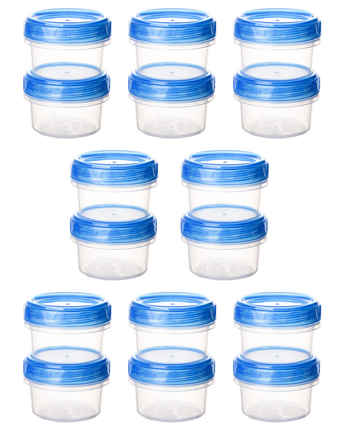 Atecare 2oz salad dressing containers with leakproof lids for portable lunches.