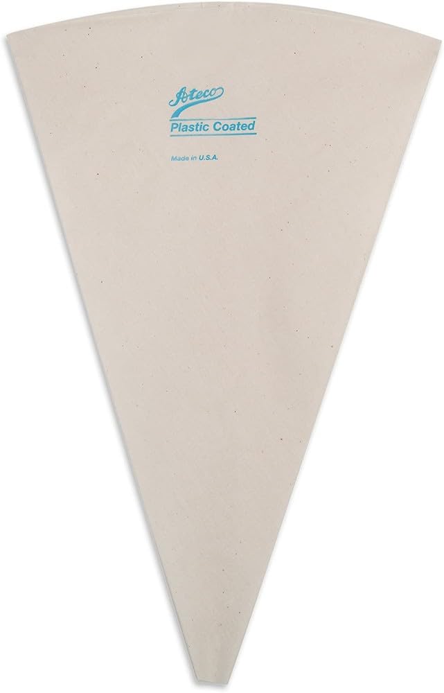 Ateco 3124 decorating bag with open-mouth design for easy piping.