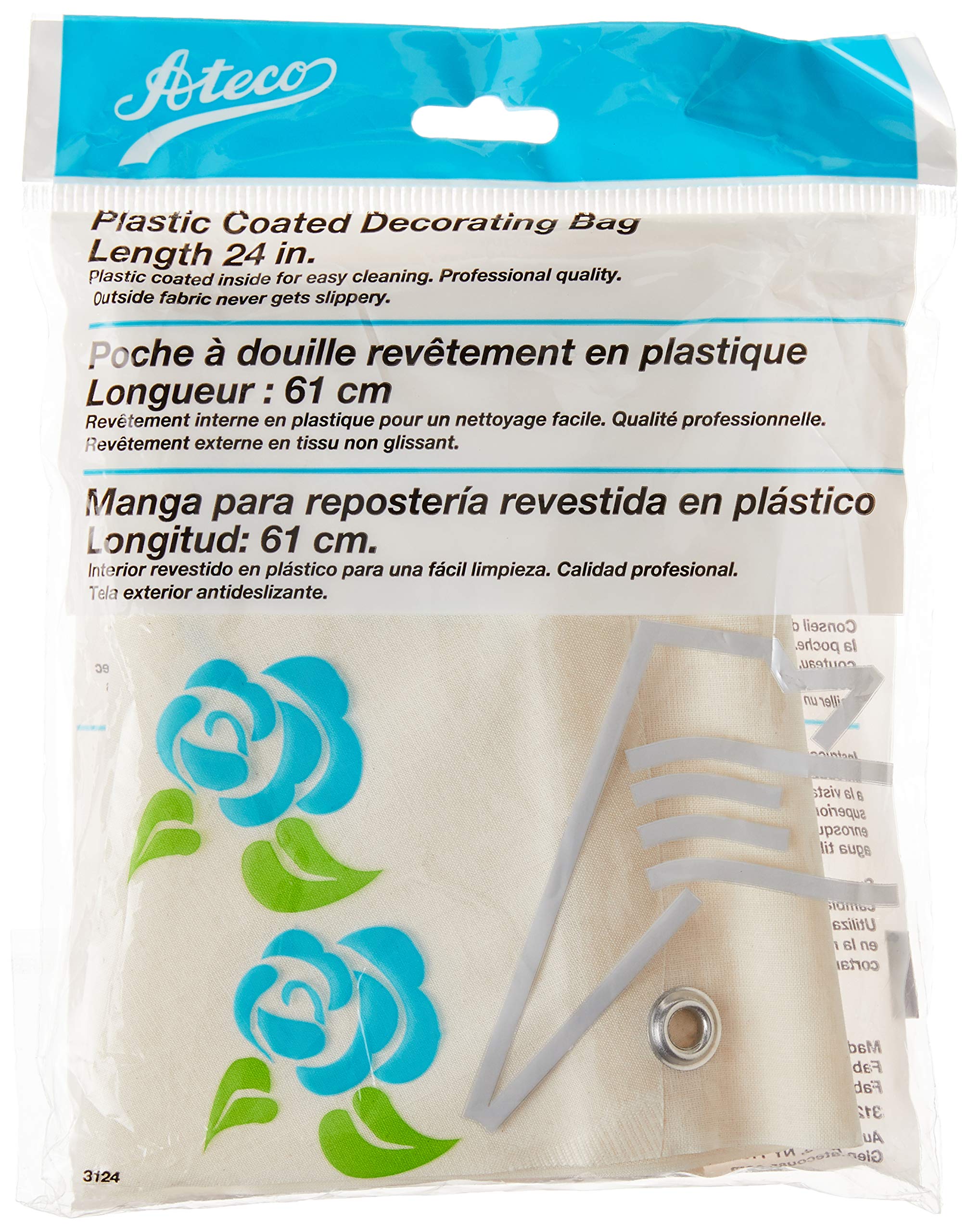 Ateco 3124 canvas-detail coating shows durable, reusable construction.