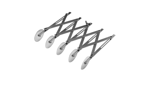 Ateco 5-Wheel Cutter with 2-1/8-inch wheels for even cuts in brownies and cookies.