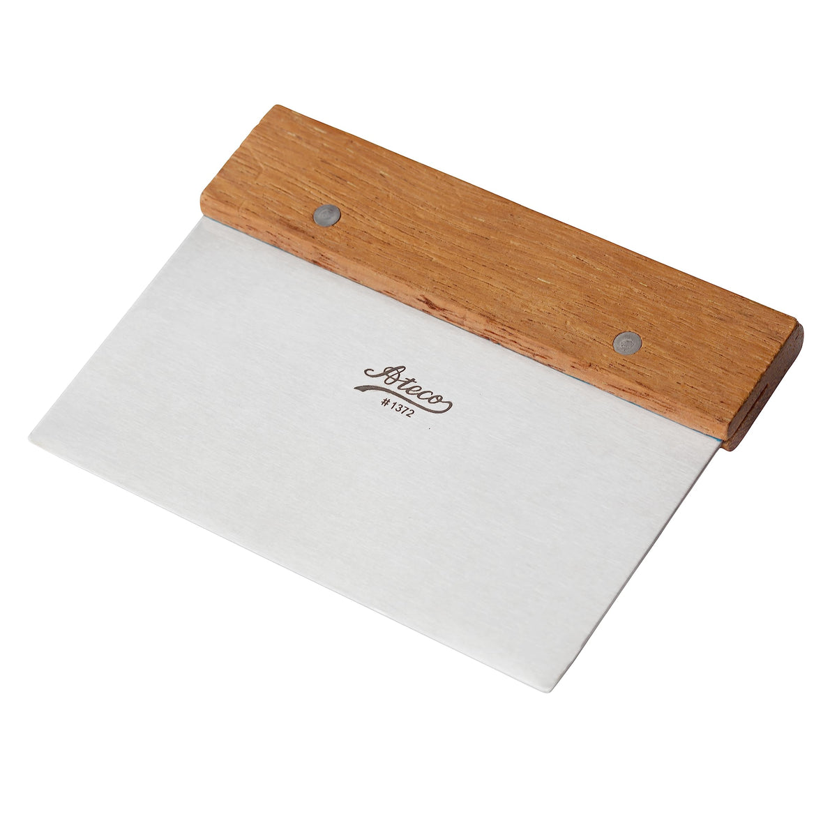 Ateco small wood bench scraper blade for precise dough cuts