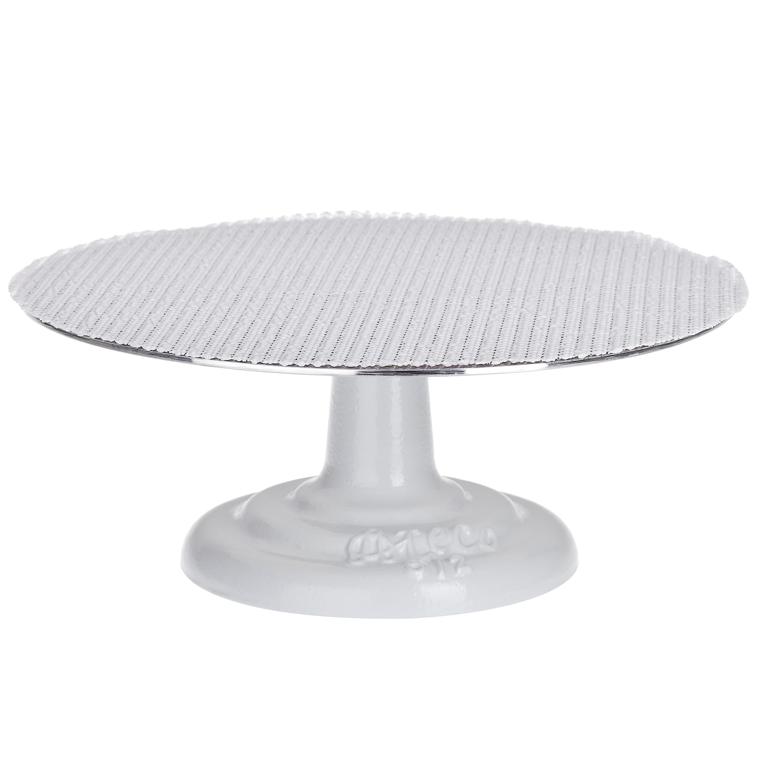 Ateco cast iron base cake stand with stable design and smooth rotation for decorating
