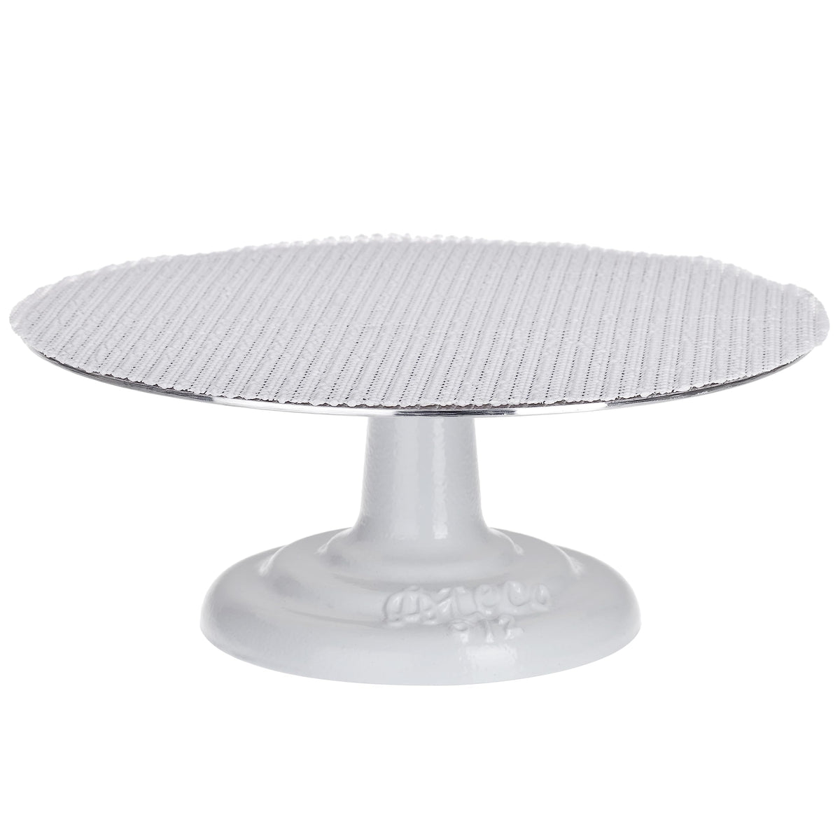 Ateco cast iron base cake stand with stable design and smooth rotation for decorating