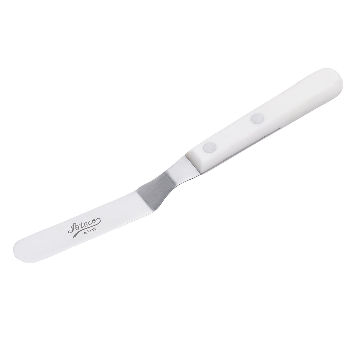 Ateco offset spatula with a 4.5-inch blade for precise icing and decorating
